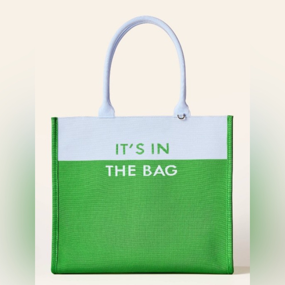 Kate Spade x Target Colorblock Knit Tote Green/Blue